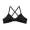 PureEase Cotton Bralette Deep V Triangle Unlined Wireless Bra With Cross Back 4