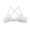 PureEase Cotton Bralette Deep V Triangle Unlined Wireless Bra With Cross Back 3