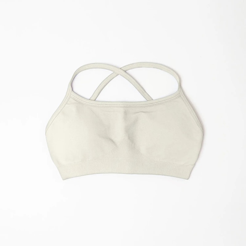 FlexLift Seamless CrossBack Sports Bra For Women High Support PushUp Yoga Gym Top 8