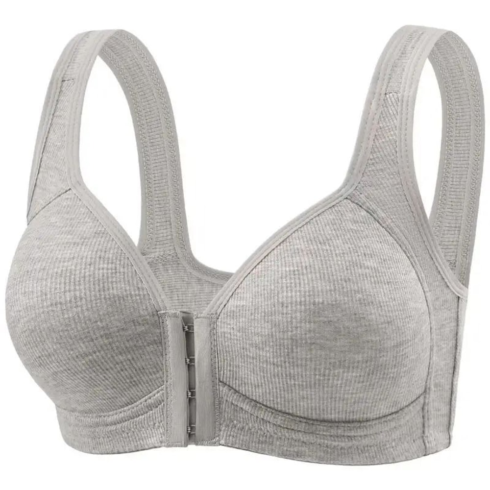 ComfortEase FrontClosure WireFree Bra Full Coverage Support Bra For Mature Women 6
