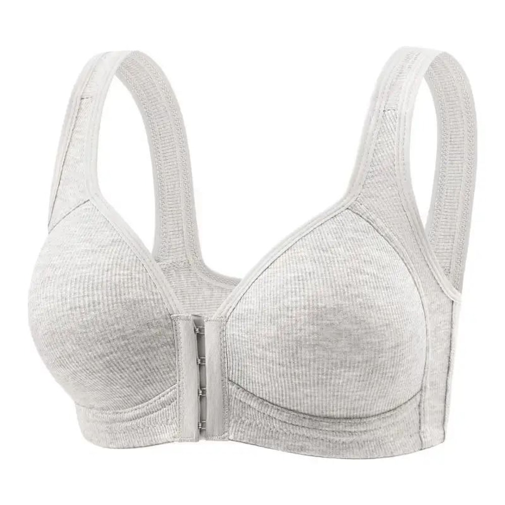 ComfortEase FrontClosure WireFree Bra Full Coverage Support Bra For Mature Women 7