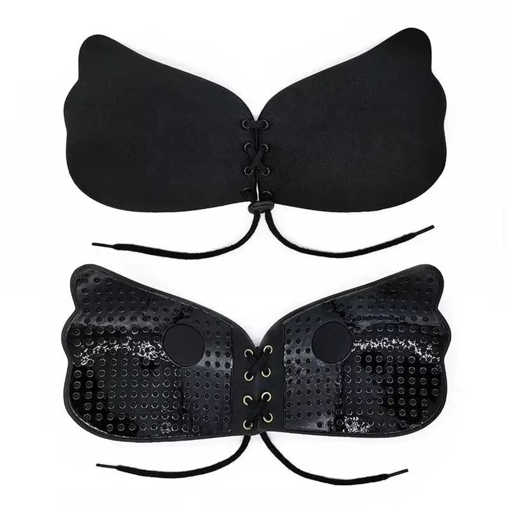 SilhouetteLift Invisible Drawstring Bra Strapless PushUp Breast Patch For Backless Dresses 0