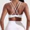 PowerFlex High Impact Sports Bra For Women Seamless Cross Back Yoga Gym Top 2