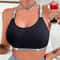 Ribbed Backless Seamless Bralette Top For Yoga Everyday Comfort 0