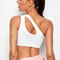 SculptFlex OneShoulder Sports Bra Shockproof Push Up Yoga Running Bra 1