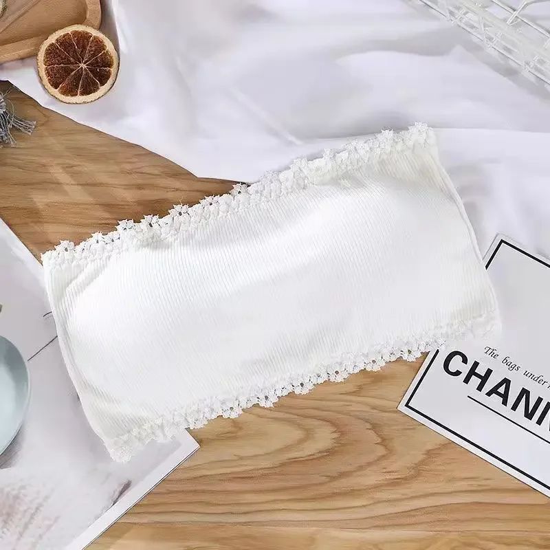 Lace Strapless Push Up Bralette Seamless Invisible Tube Top Bra For Summer 6