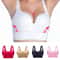 FlexLift Seamless Push Up Sports Bra Wireless Padded Gym Running Support 0
