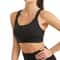 Front Zip High Impact Sports Bra Adjustable Strap Shockproof Yoga Crop Top 2