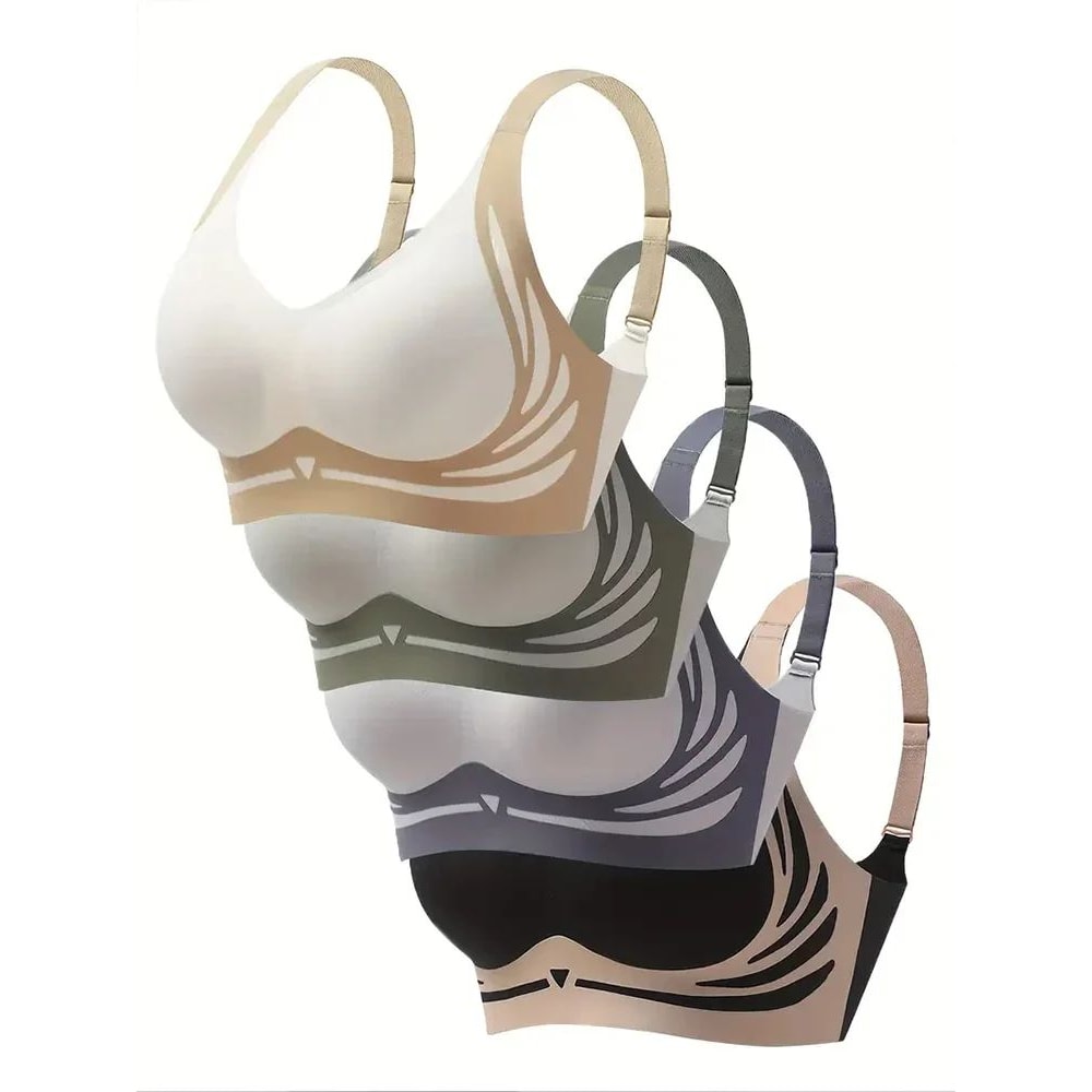 CloudLift Seamless PushUp Bra Wireless Lift Soft Support For Everyday Comfort 5