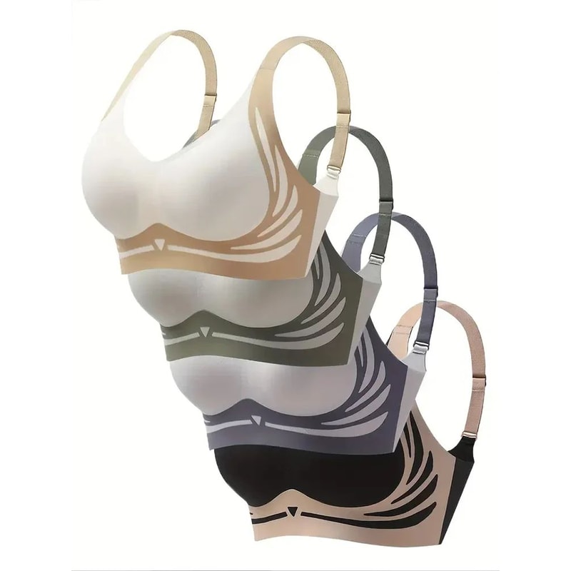 CloudLift Seamless PushUp Bra Wireless Lift Soft Support For Everyday Comfort 5