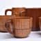 Handcrafted Jujube Wood Mug Natural Wooden Coffee Cup With Ergonomic Handle 5