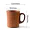 Handcrafted Jujube Wood Mug Natural Wooden Coffee Cup With Ergonomic Handle 7