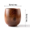 Handcrafted Jujube Wood Mug Natural Wooden Coffee Cup With Ergonomic Handle 13