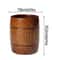 Handcrafted Jujube Wood Mug Natural Wooden Coffee Cup With Ergonomic Handle 14