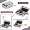 Portable Mini Metal Car Ashtray With Lid Smokeless Pocket Desktop Ashtray For Travel 3