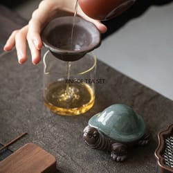 ceramic turtle tea strainer tea pet for gongfu kung fu tea tables