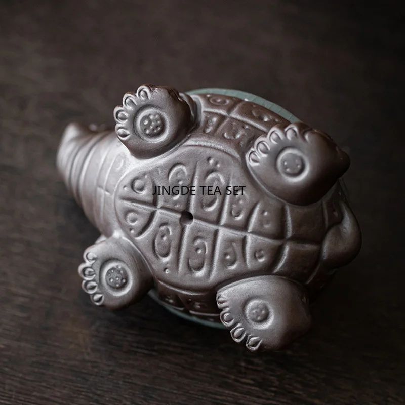 Ceramic Turtle Tea Strainer Tea Pet For Gongfu Kung Fu Tea Tables 1