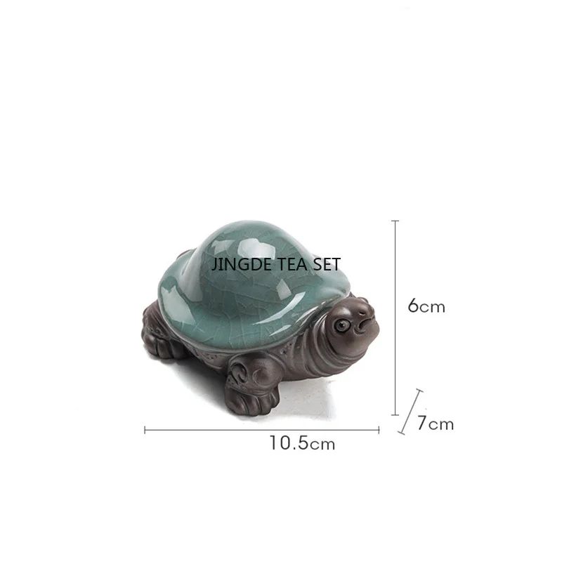 Ceramic Turtle Tea Strainer Tea Pet For Gongfu Kung Fu Tea Tables 2