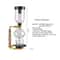 BrewMaster Glass Siphon Coffee Maker 3 5 Cup Vacuum Coffee Maker With Reusable Filter 5