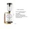 BrewMaster Glass Siphon Coffee Maker 3 5 Cup Vacuum Coffee Maker With Reusable Filter 5