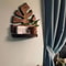 Rustic Wooden Wall Plant Shelf Wall Mounted Plant Holder Storage Rack 1