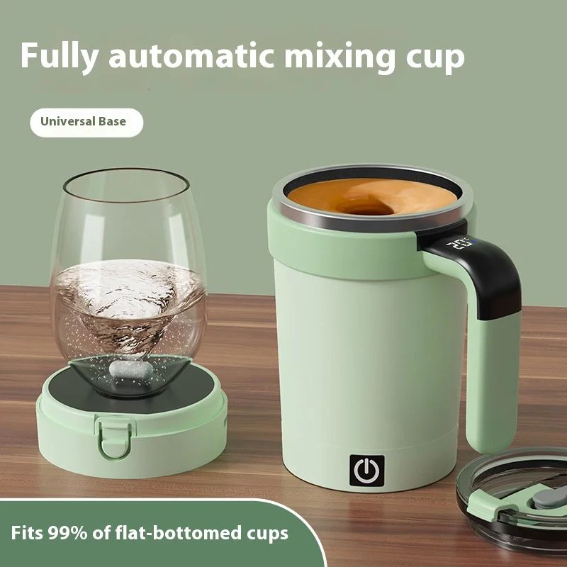 SmartTemp SelfStirring Coffee Mug With Digital Display 301400ml Temperature Control Mug For Travel 0
