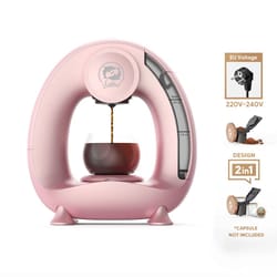 brewgo portable coffee maker – quiet travel capsule & ground coffee machine