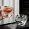 Diamond Faceted 50ml Shot Glass With Double Bottom Crystal Look Whiskey Espresso Tea 4