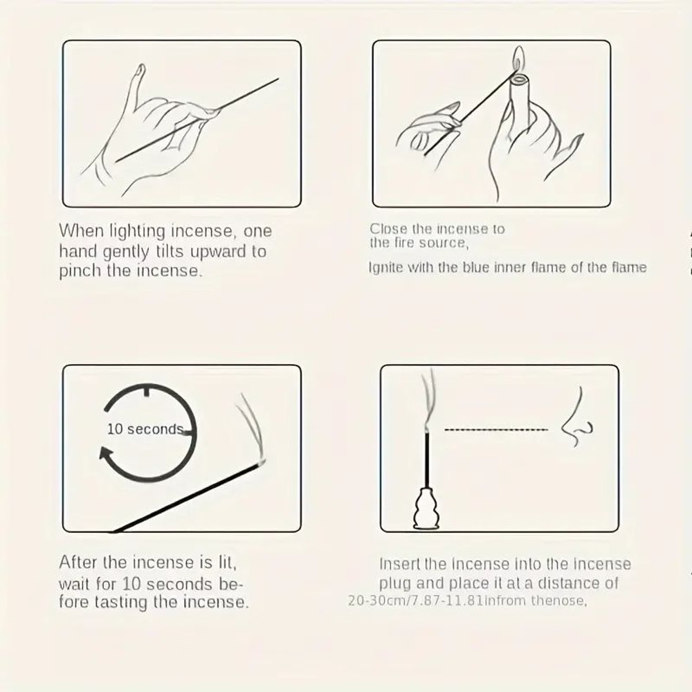 400Piece Natural Sandalwood Incense Sticks Set For Meditation Prayer Home Calm 5