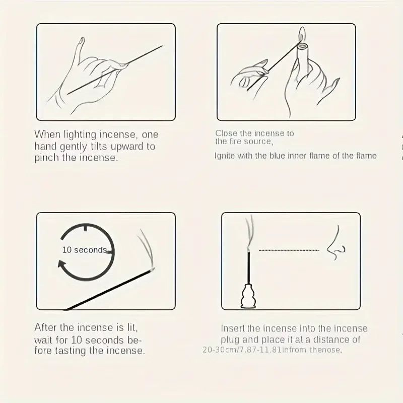 400Piece Natural Sandalwood Incense Sticks Set For Meditation Prayer Home Calm 5