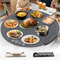 ThermaServe Foldable Electric Food Warming Mat Portable Silicone Food Warming Tray With 8 Heat Set 0