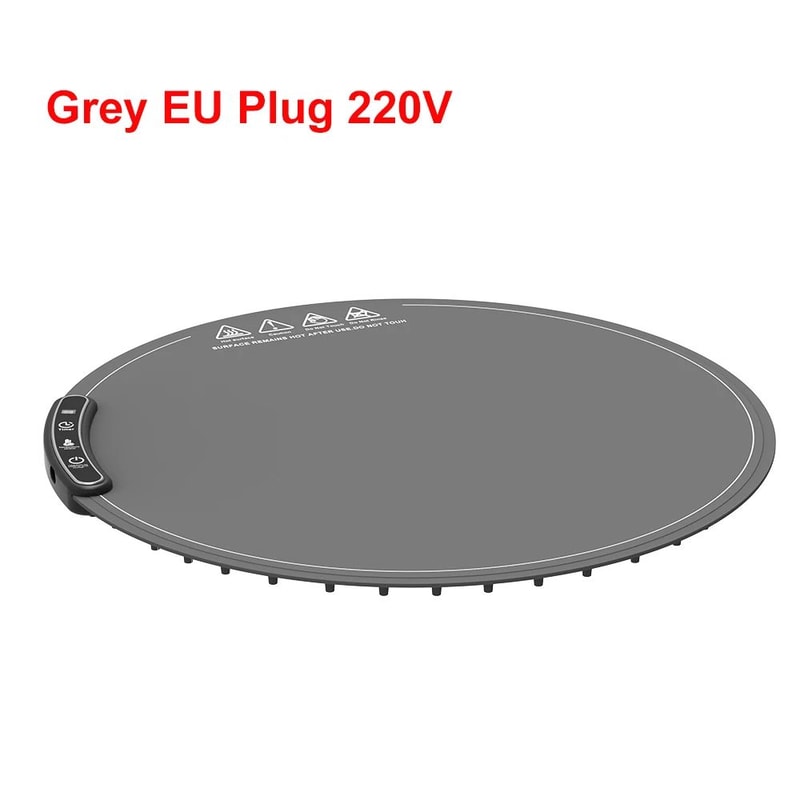 ThermaServe Foldable Electric Food Warming Mat Portable Silicone Food Warming Tray With 8 Heat Set 7