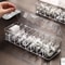 Transparent Divided Grid Cable Organizer Box For Charging Cords Accessories 0