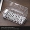 Transparent Divided Grid Cable Organizer Box For Charging Cords Accessories 12