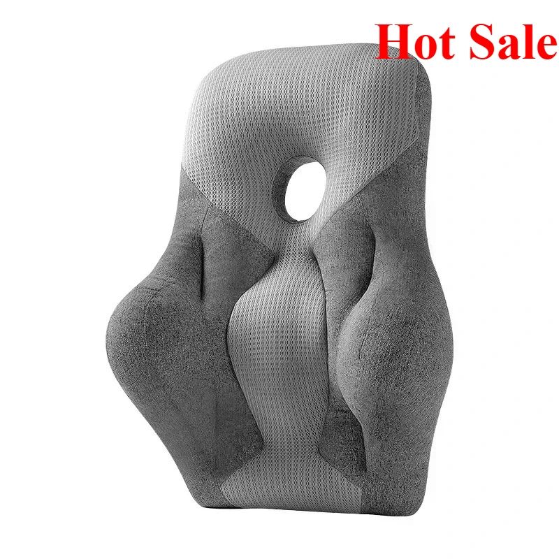 ErgoRelief Pro Lumbar Support Cushion For Office Chair Car Seat 3