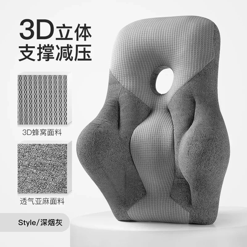 ErgoRelief Pro Lumbar Support Cushion For Office Chair Car Seat 11