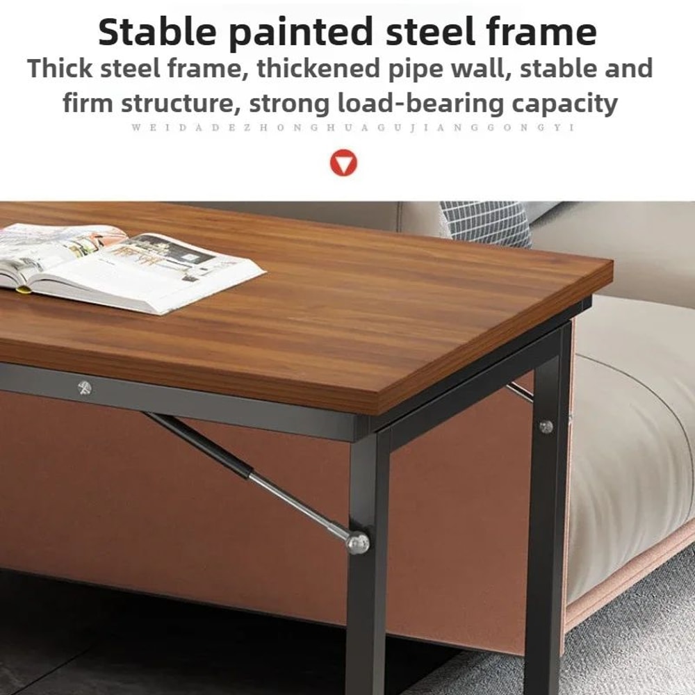 NordicFold Luxe Modular Side Table Modern Folding Coffee Table For Small Spaces 5