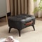 Minimalist Plush Short Stool Ottoman Super Soft Shoe Bench For Living Room Entryway 7
