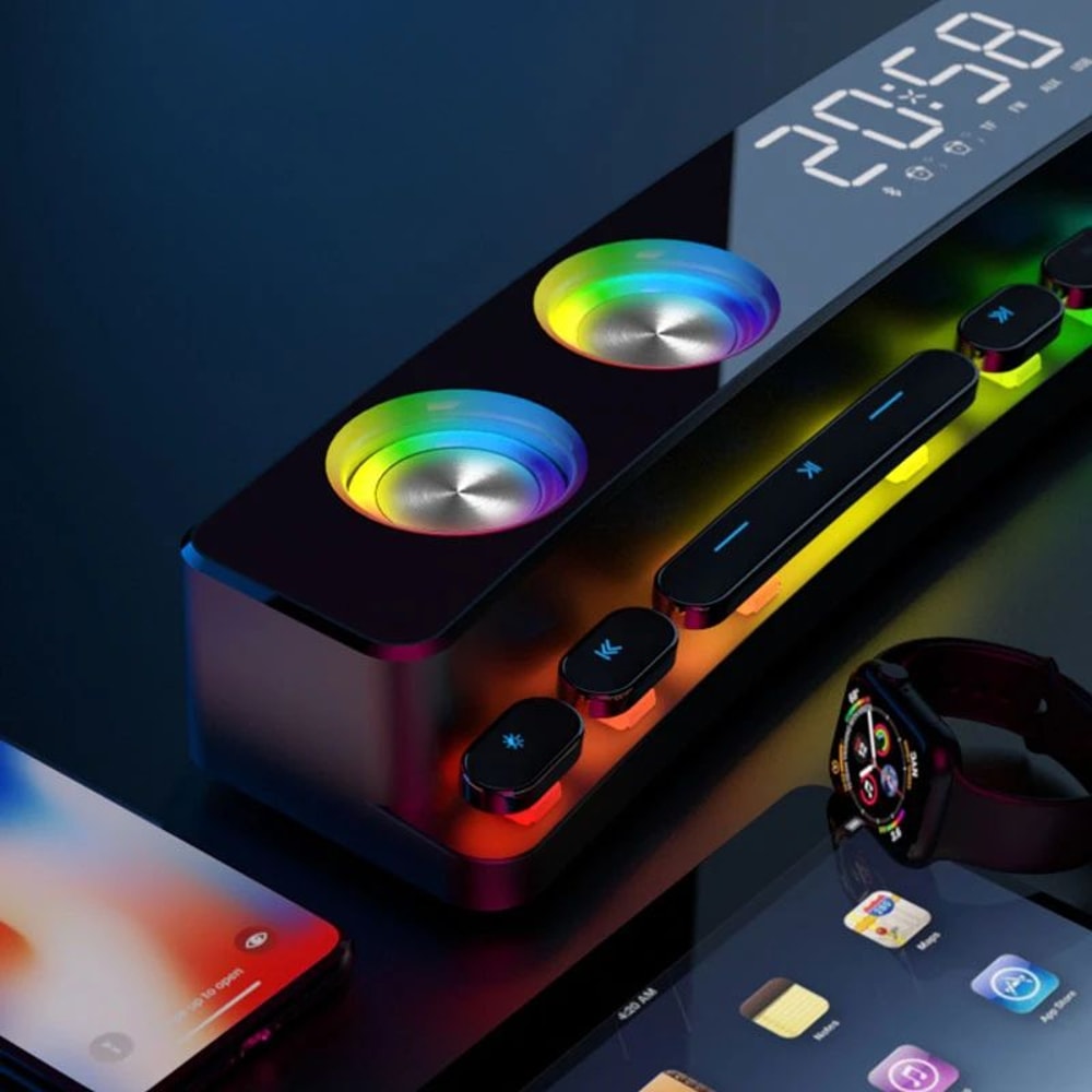 Premium Bluetooth Sound Bar With RGB Stereo Speaker Deep Subwoofer Sound System 2