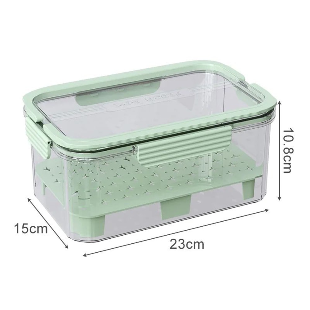 FreshGuard Portable Food Storage Box Mini Sealed Lunch Fruit Keeper For Travel And Kitchen 5
