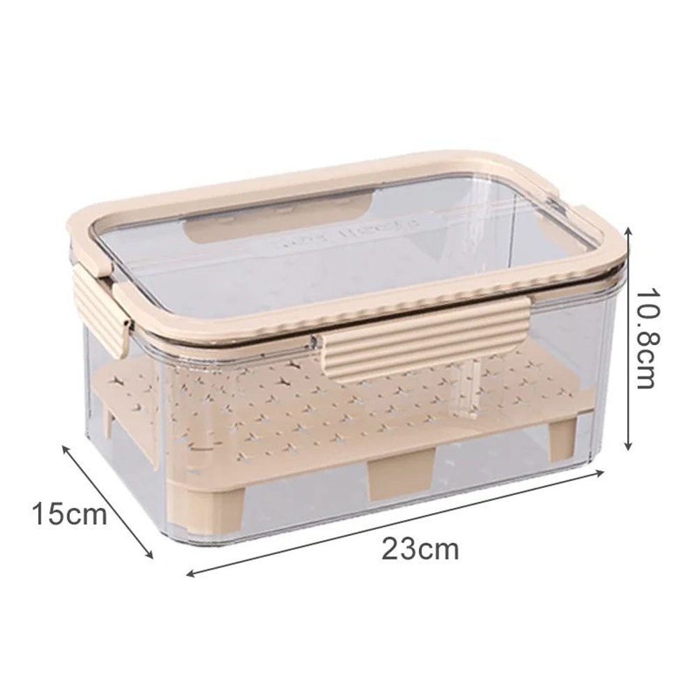 FreshGuard Portable Food Storage Box Mini Sealed Lunch Fruit Keeper For Travel And Kitchen 6