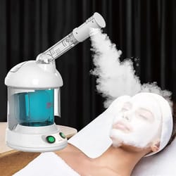 kskin nano ionic facial steamer – portable face mist spray for deep hydration & glow