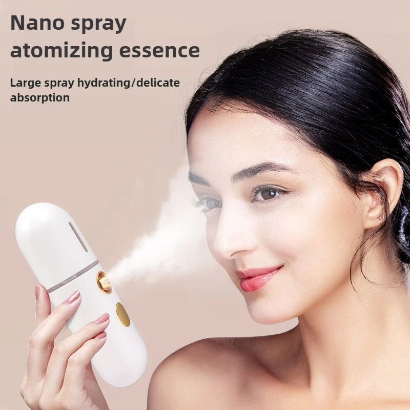 NanoGlow Portable Facial Steamer USB Nano Mist Face Sprayer For Deep Hydration 1