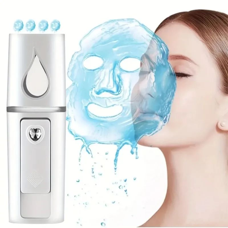 NanoGlow Pro Portable Facial Nano Mist Sprayer USB Rechargeable Mini Face Steamer For Deep Hydrati 2