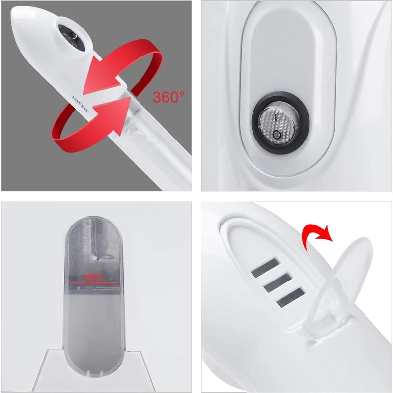 NanoGlow Facial Steamer For Deep Cleansing Hydration 4