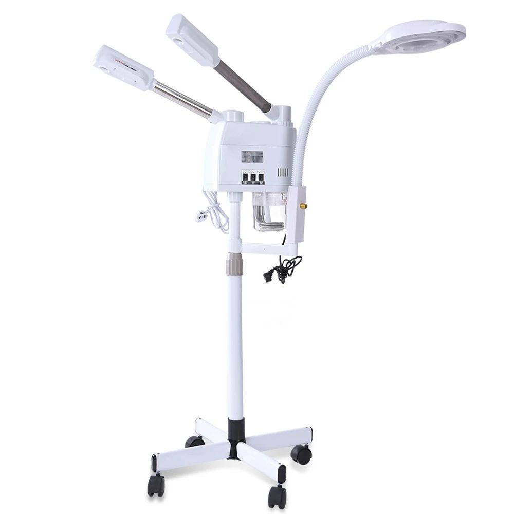 3in1 Facial Steamer With Ozone LED Lamp Professional Hot Cold Face Steamer For Deep Pore Cleansi 7