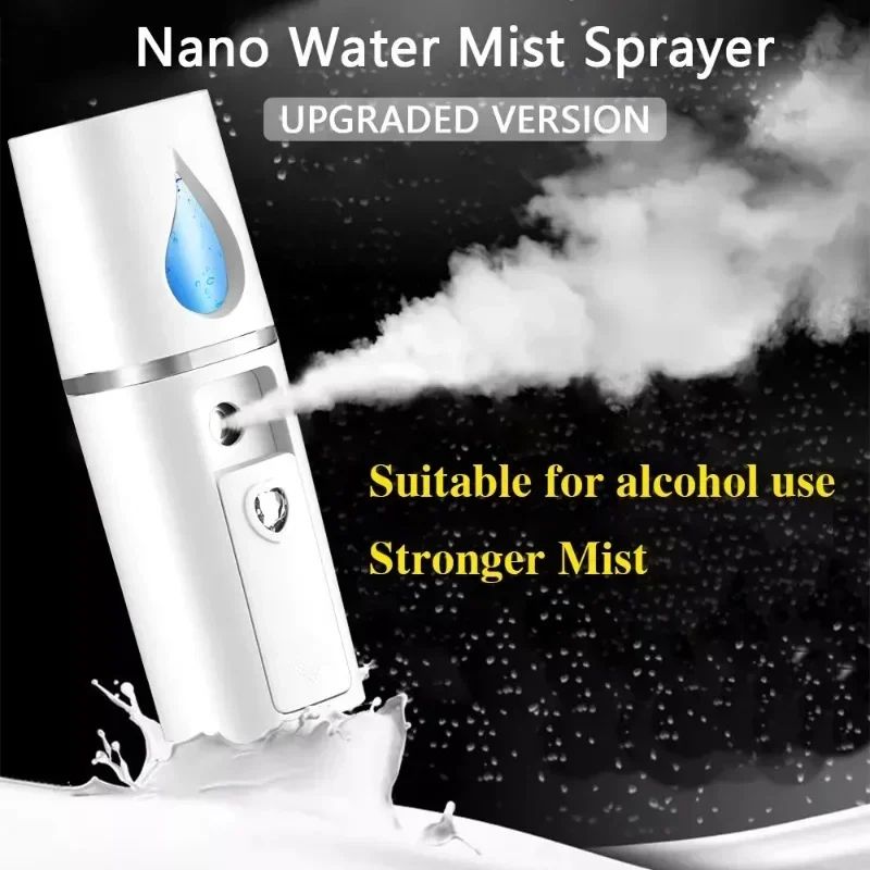 GlowMist Pro Nano Facial Steamer Portable USB Mini Portable Humidifier For Deep Skin Hydration 2