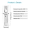 GlowMist Pro Nano Facial Steamer Portable USB Mini Portable Humidifier For Deep Skin Hydration 4