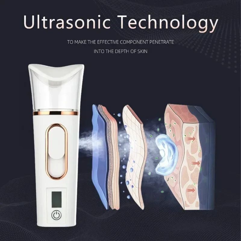 Nano Mist Facial Mister Portable Face Steamer For Instant Hydration 2