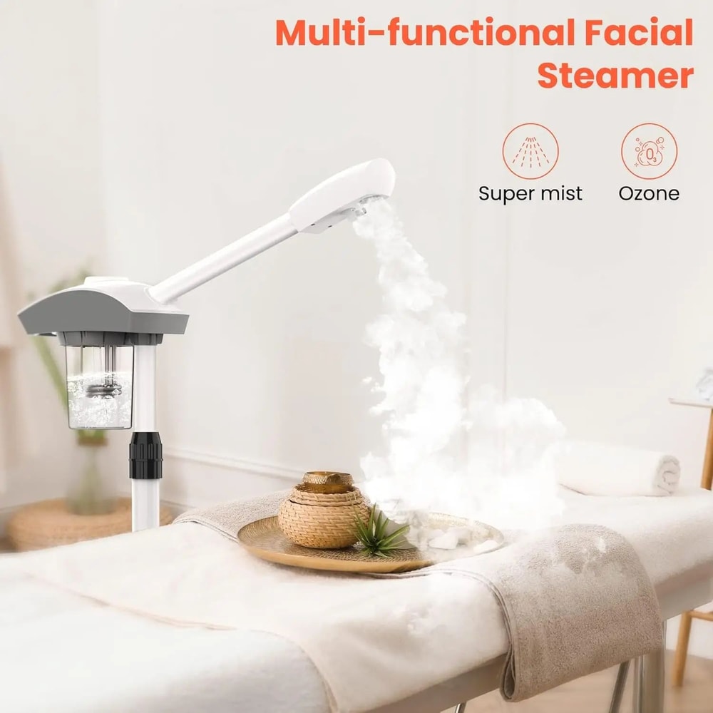 ProGlow Ozone Facial Steamer Deep Cleaning Warm Mist Face Steamer For Home Spa Skincare 4